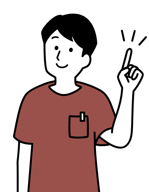 あすき色_男性スタッフ指差し